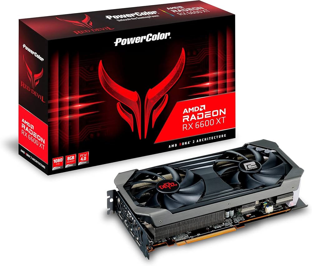 Amazon | POWERCOLOR AMD Radeon RX6600XT搭載 グラフィックボード