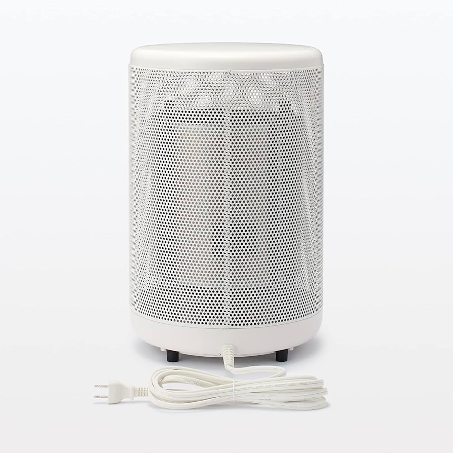 Amazon | 無印良品 丸形ヒーター 白 MJ-RPH1 44310571 | 無印良品