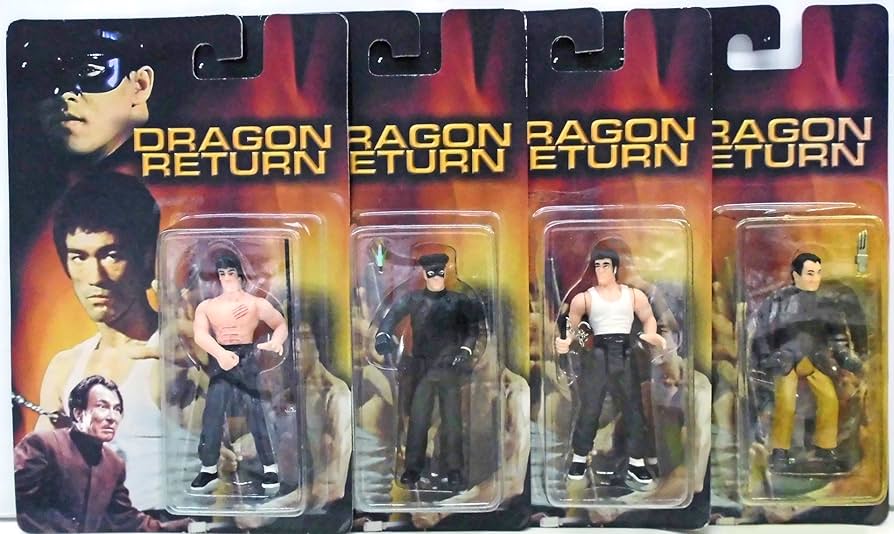 Amazon.co.jp: ブルース・リー DRAGON RETURN 全4種セット : おもちゃ
