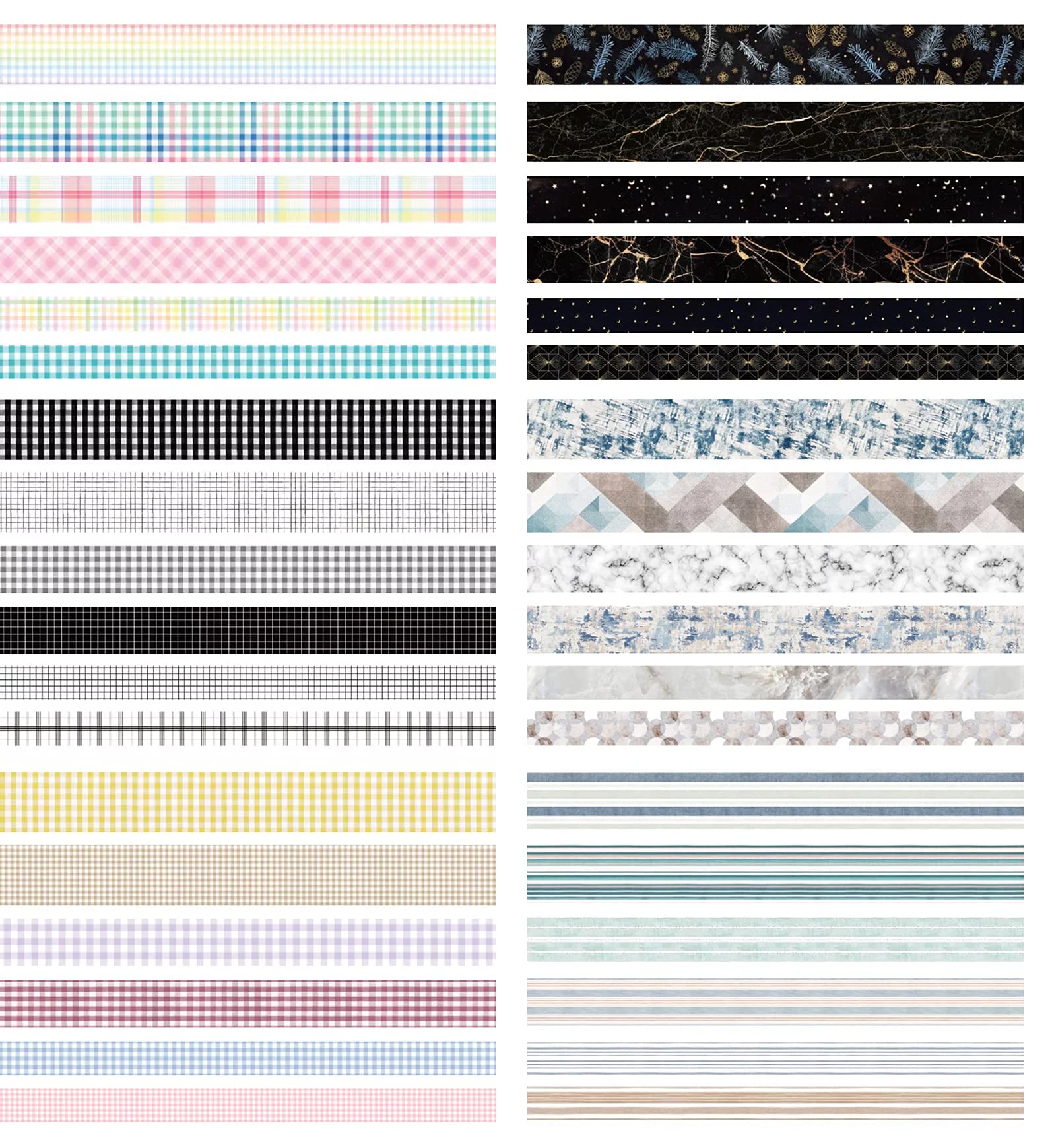 Amazon | PBM 36巻セット シンプルデザインマスキングテープセット