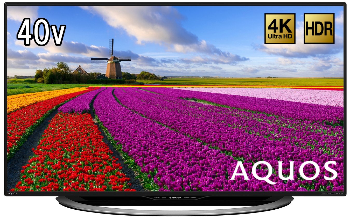Amazon | シャープ 40V型 4K対応液晶テレビ AQUOS LC-40U45 HDR対応