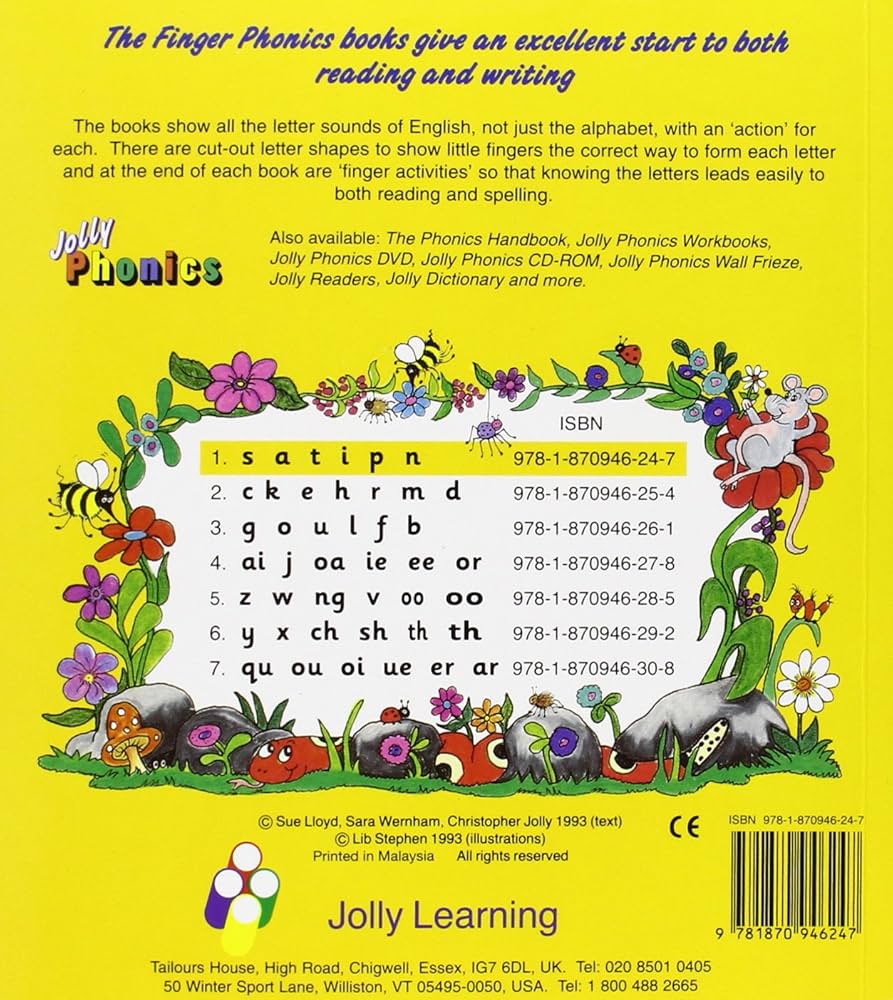 Amazon.co.jp: Finger Phonics Book 1 (Jolly Phonics: Finger Phonics