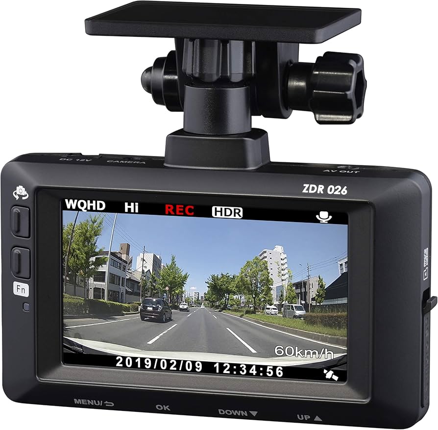 Amazon | コムテック 車用 前後2カメラ ドライブレコーダー ZDR026