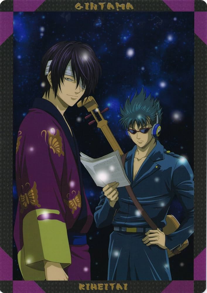 Amazon.com: 銀魂 下敷き 冬 鬼兵隊(高杉晋助＆河上万斉） : Movies & TV