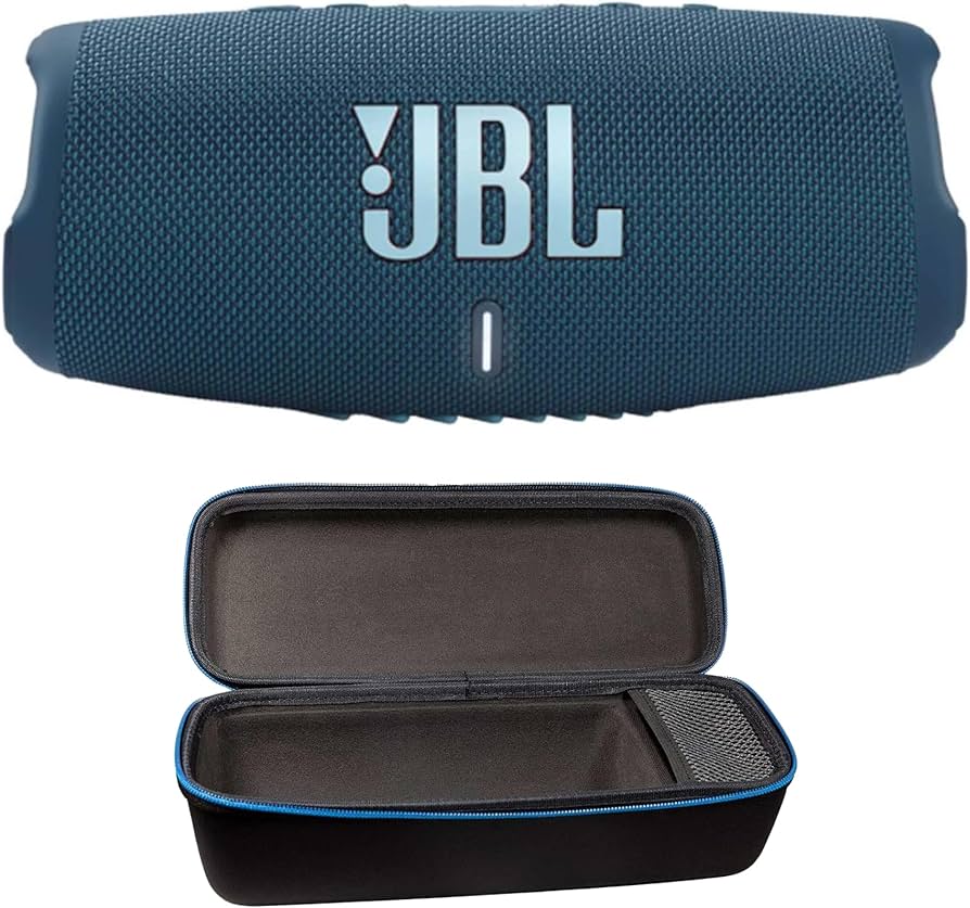 Amazon.com: JBL Charge 5 (Blue) + Bundle with divvi! Protective