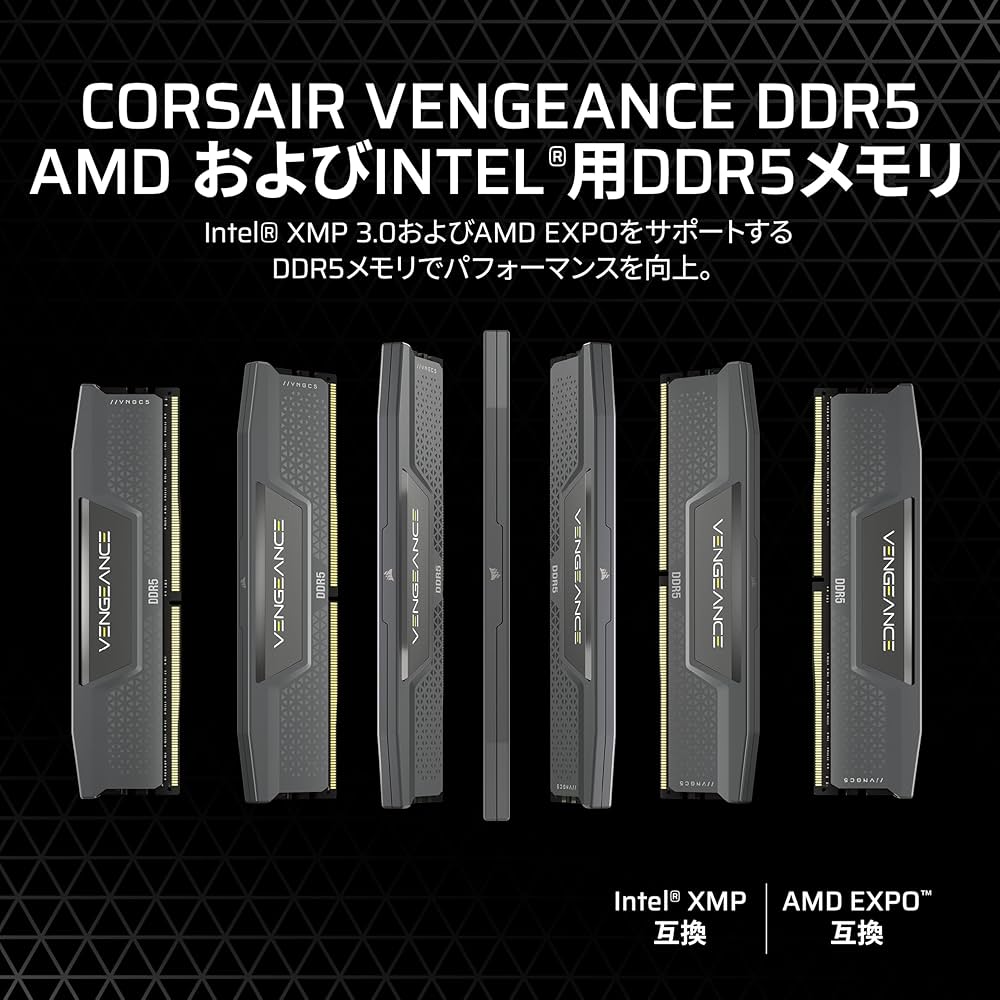 Amazon.co.jp: CORSAIR DDR5-6000MHz デスクトップPC用メモリ