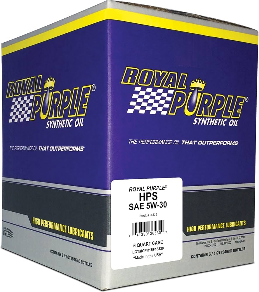 Amazon | 正規輸入品 ロイヤルパープルHPS 5W-30 1QT×6本セット ROYAL