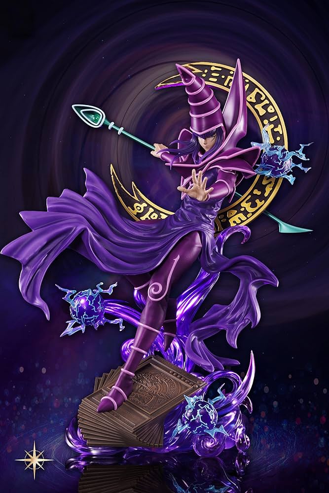 Amazon.co.jp: ブラック・マジシャン フィギュア 1/6スケール 塗装済み