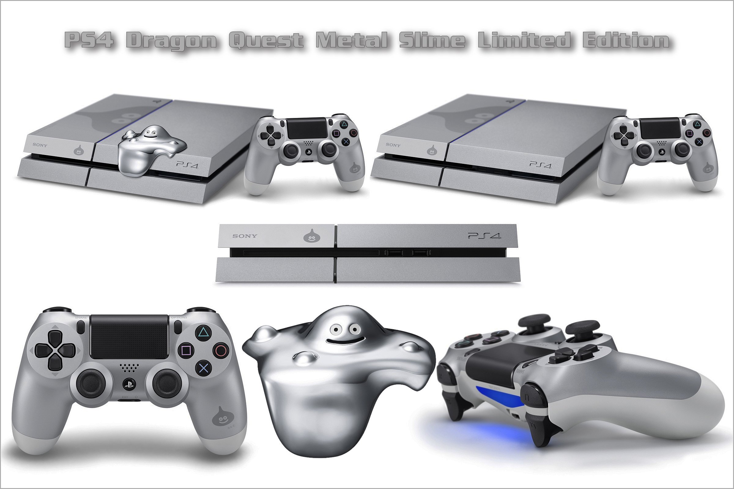 Amazon.com: PlayStation4 Console 500GB Dragon Quest Metal Slime