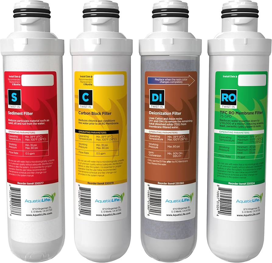 Amazon.com: Aquatic Life Twist-In Reverse Osmosis Aquarium Water