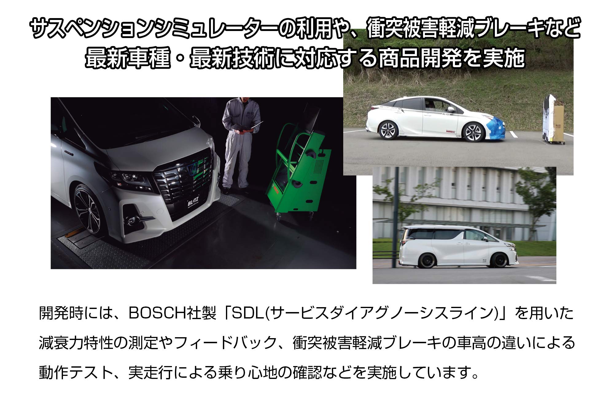 Blitz ZZR アルファード 30 状態は良好で、オイル漏れもありません