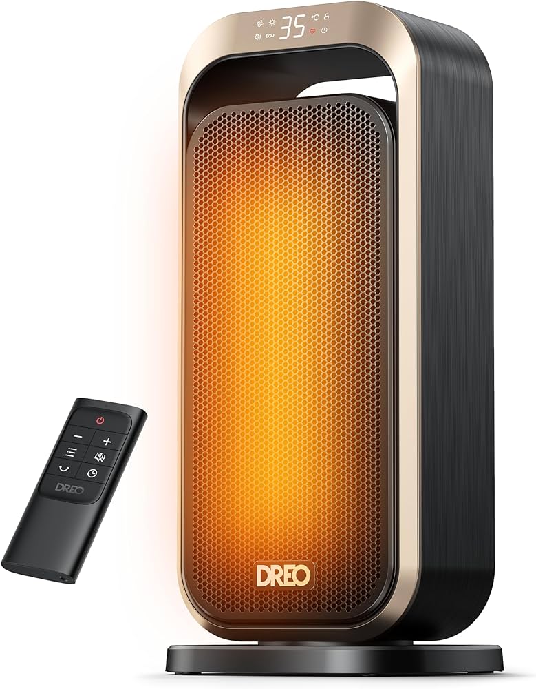 Amazon | DREO セラミックヒーター 電気ストーブ 2秒速暖 ファン