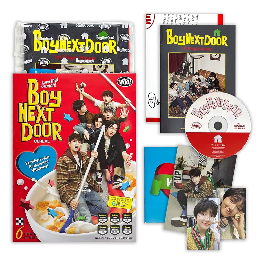 BOYNEXTDOOR - 1ST SINGLE ALBUM [WHO!] (CRUNCH Ver.) Out Box +