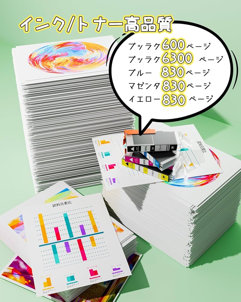 Amazon.co.jp: BCI-381 BCI-380 キャノン 用 インク 380 381 5色マルチ