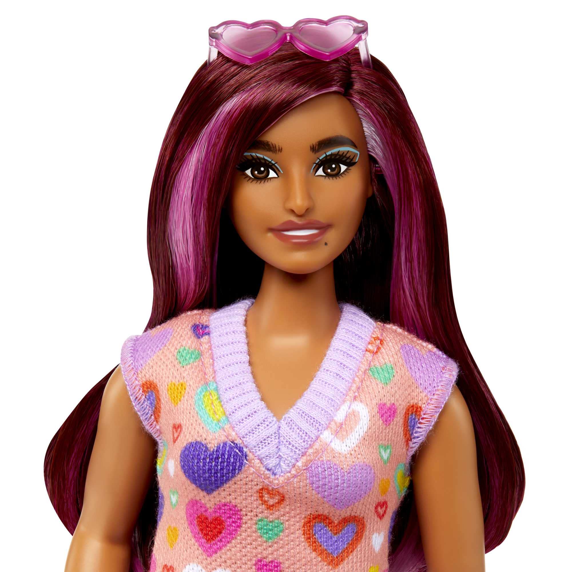 Amazon.com: Barbie Fashionistas Doll #207 with Pink Hair Streaks