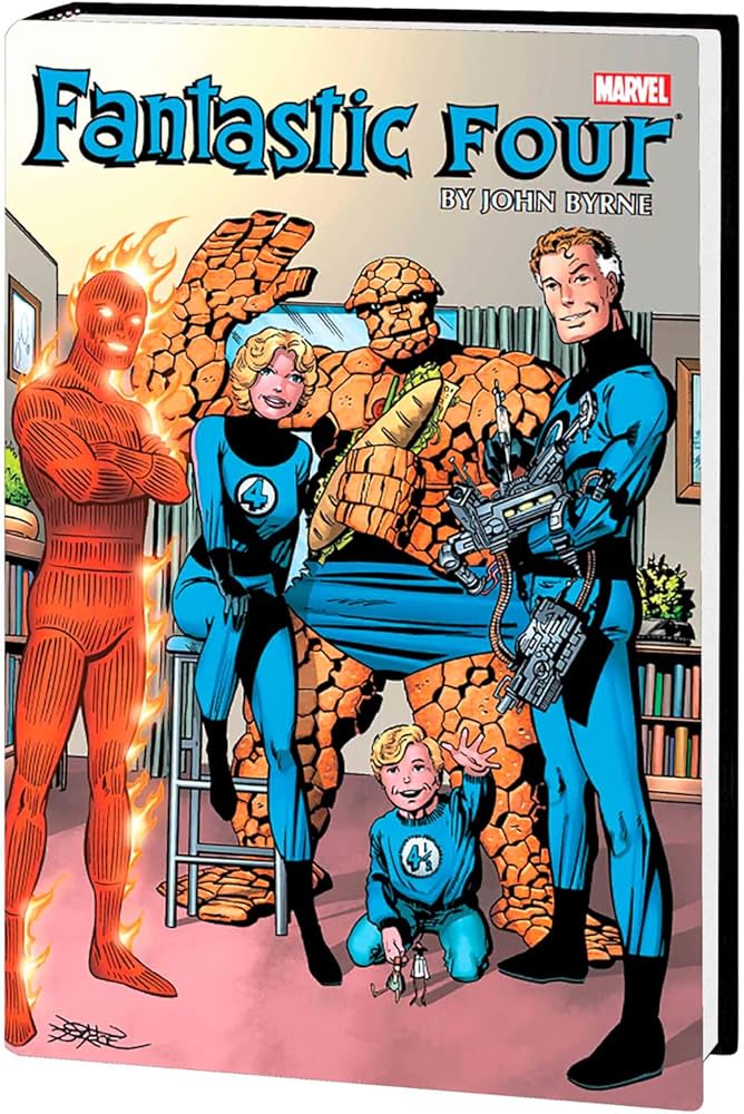 FANTASTIC FOUR BY JOHN BYRNE OMNIBUS VOL. 1 HC BYRNE PIN-UP COVER