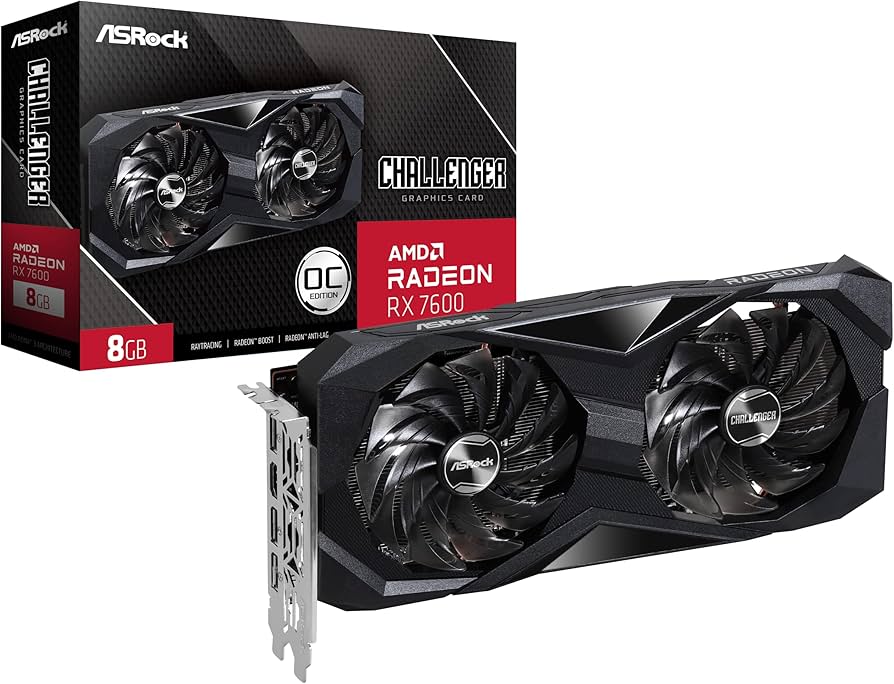 Amazon.com: ASRock AMD Radeon RX 7600 Challenger 8GB OC GDDR6
