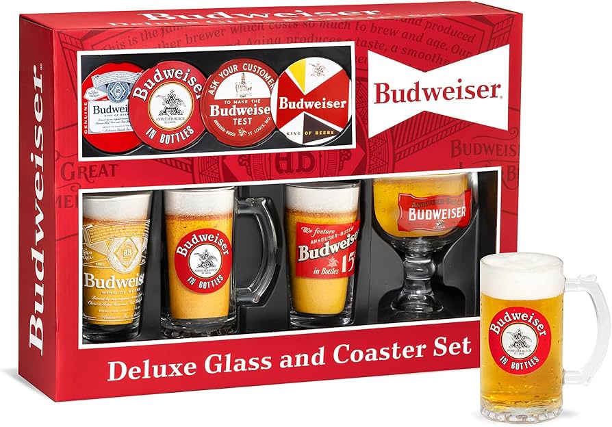 新品【Budweiser】グッズ グラスセット 希少 レア サントリー Amazon