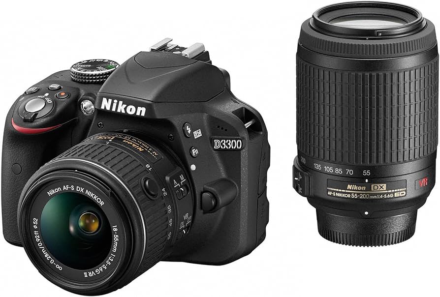 Amazon.com : Nikon D3300 24.2 MP CMOS Digital SLR with 18-55mm DX