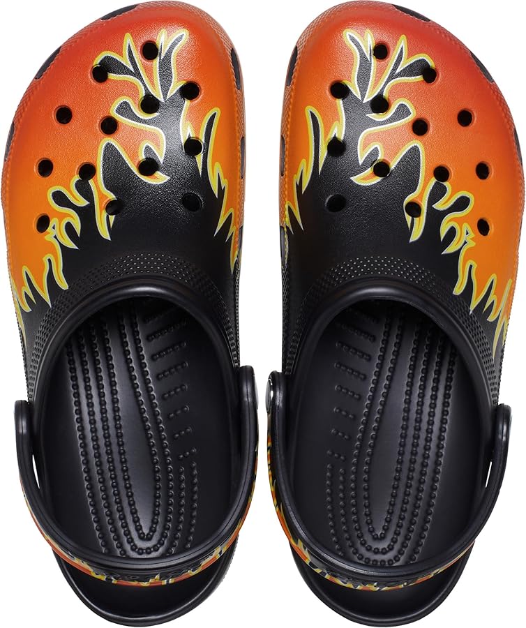 Amazon.com | Crocs Unisex Classic Clog - Seasonal Graphic Black