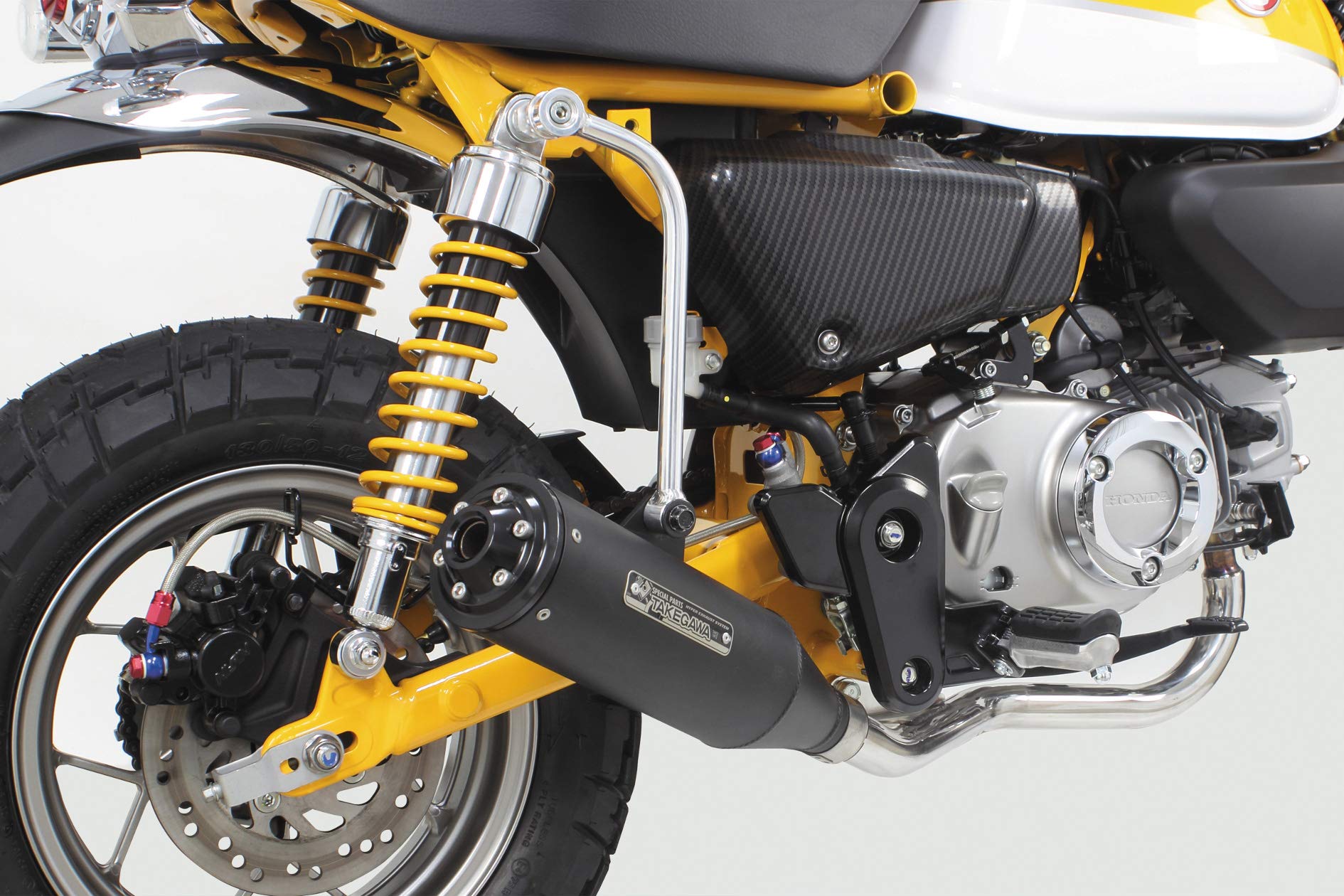 Amazon | スペシャルパーツ武川 トラッカーマフラー ブラック モンキー