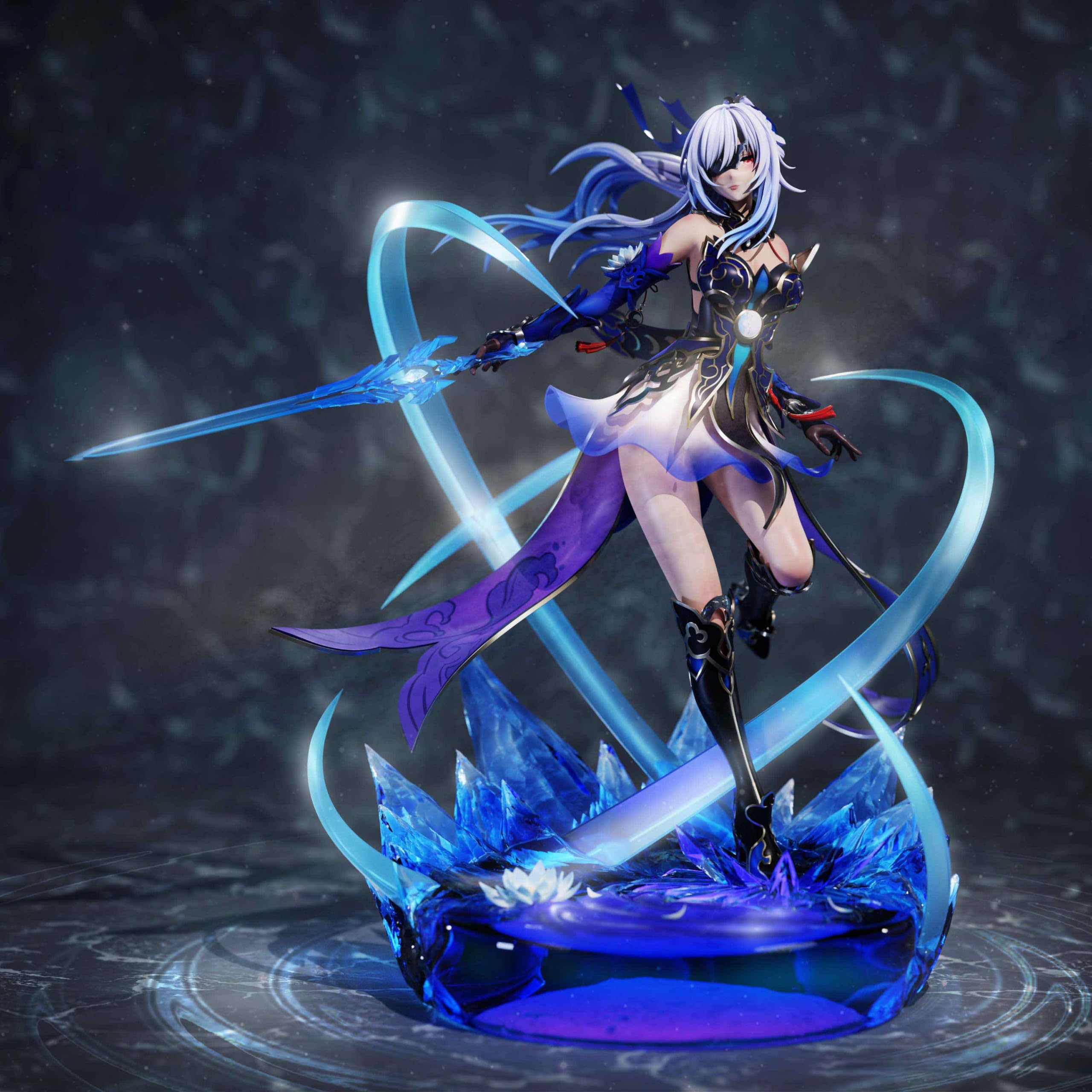 Amazon.co.jp: 鏡流 けいりゅう フィギュア 1/6スケール 塗装済み完成