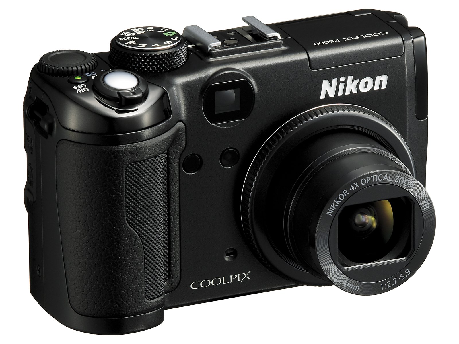 Amazon.com : NIKON COOLPIX P6000 BLACK : Point And Shoot Digital