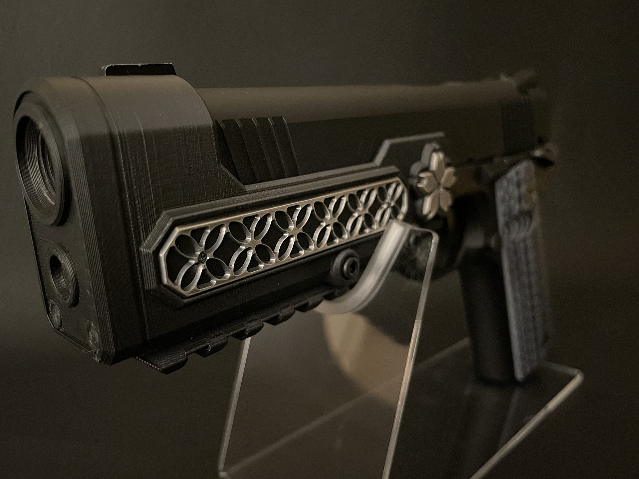 Amazon.co.jp: 燻銀七宝櫻スタビライザー 東京マルイM45A1用七宝櫻