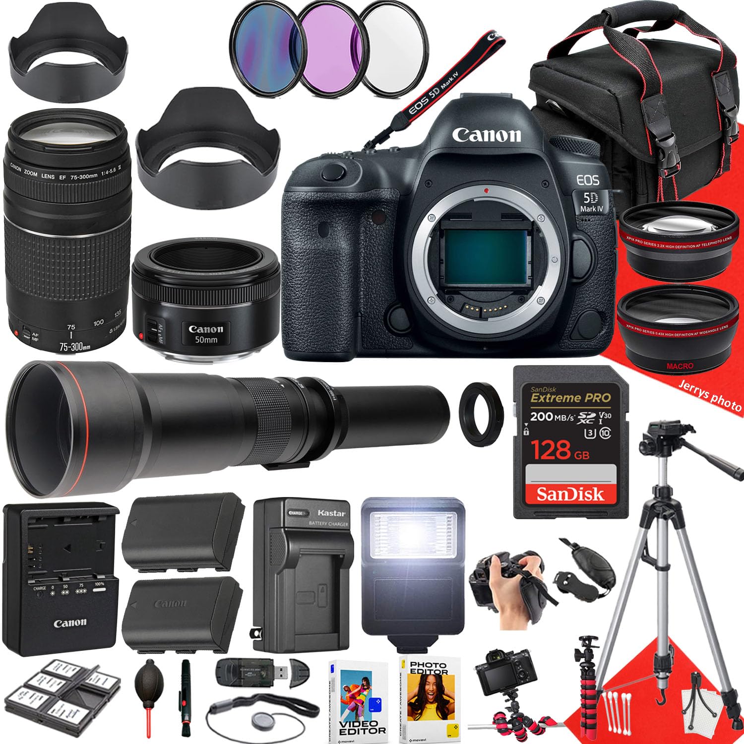 Amazon.com : Canon EOS 5D Mark IV DSLR Camera with EF 50mm f/1.8