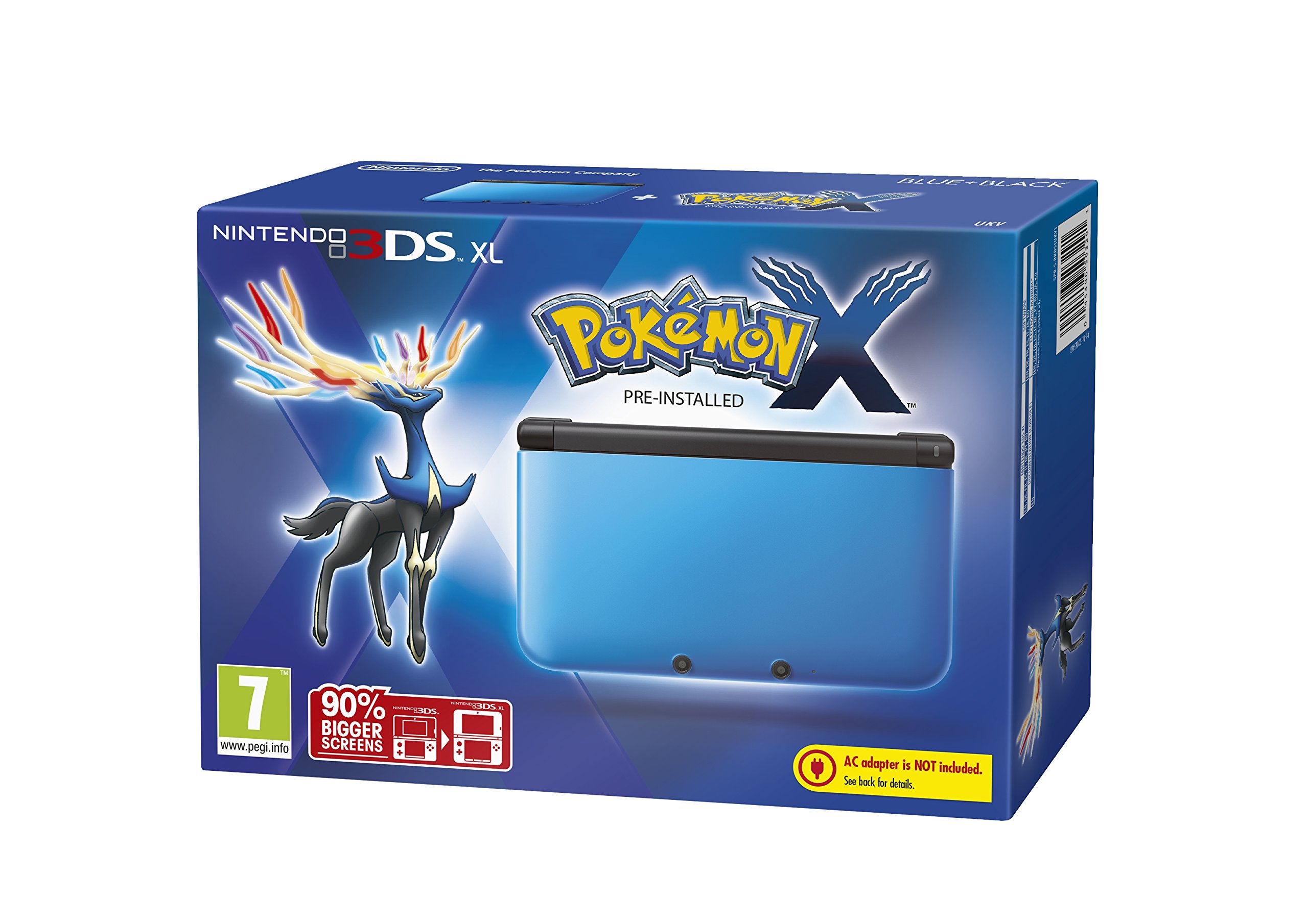 Nintendo 3DS - console XL Blue Pokemon X Edition: Nintendo DS