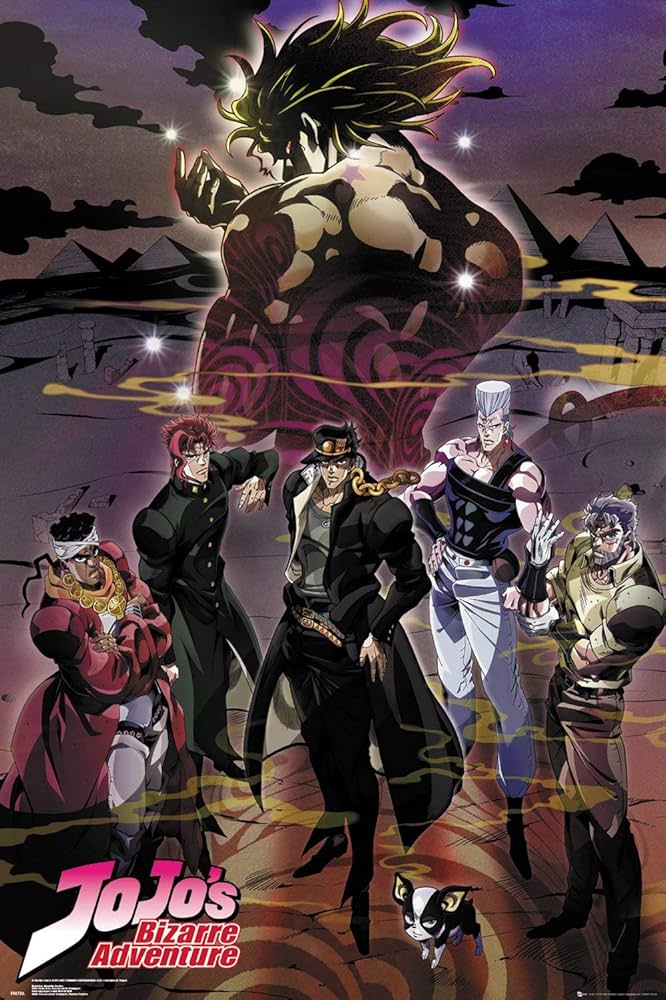 Amazon.com: JoJo's Bizarre Adventure Poster Limited Anime Version