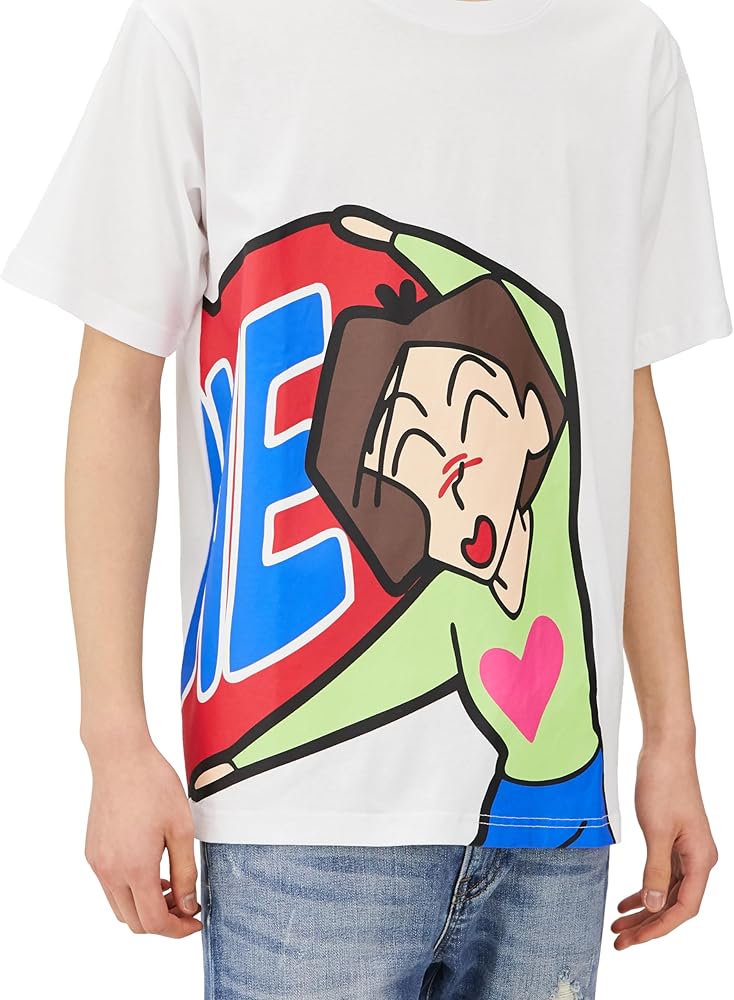 Amazon | Tシャツ しんちゃん ミッチー ヨシりん LOVE ペア お揃い