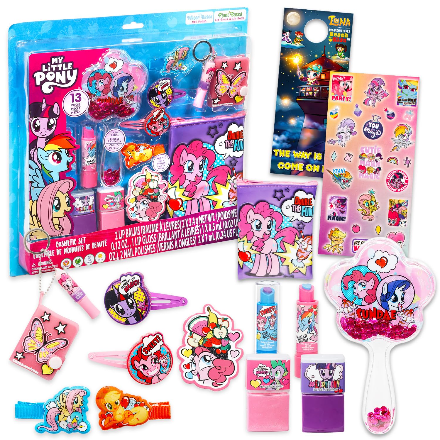 Amazon.com: My Little Pony Cosmetic Set for Girls - 13 Piece