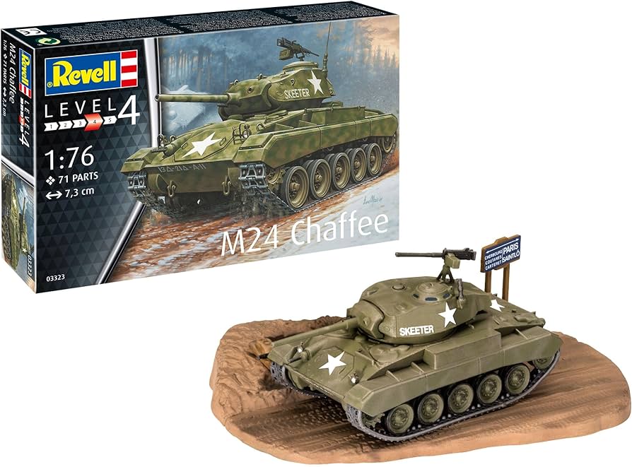 Amazon | ドイツレベル 1/76 アメリカ陸軍 M24 チャーフィー
