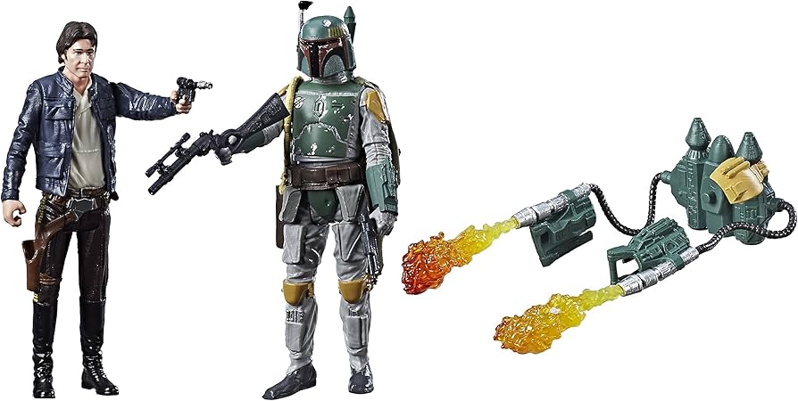 Amazon.com: STAR WARS Han Solo & Boba Fett 2-Pack : Toys & Games
