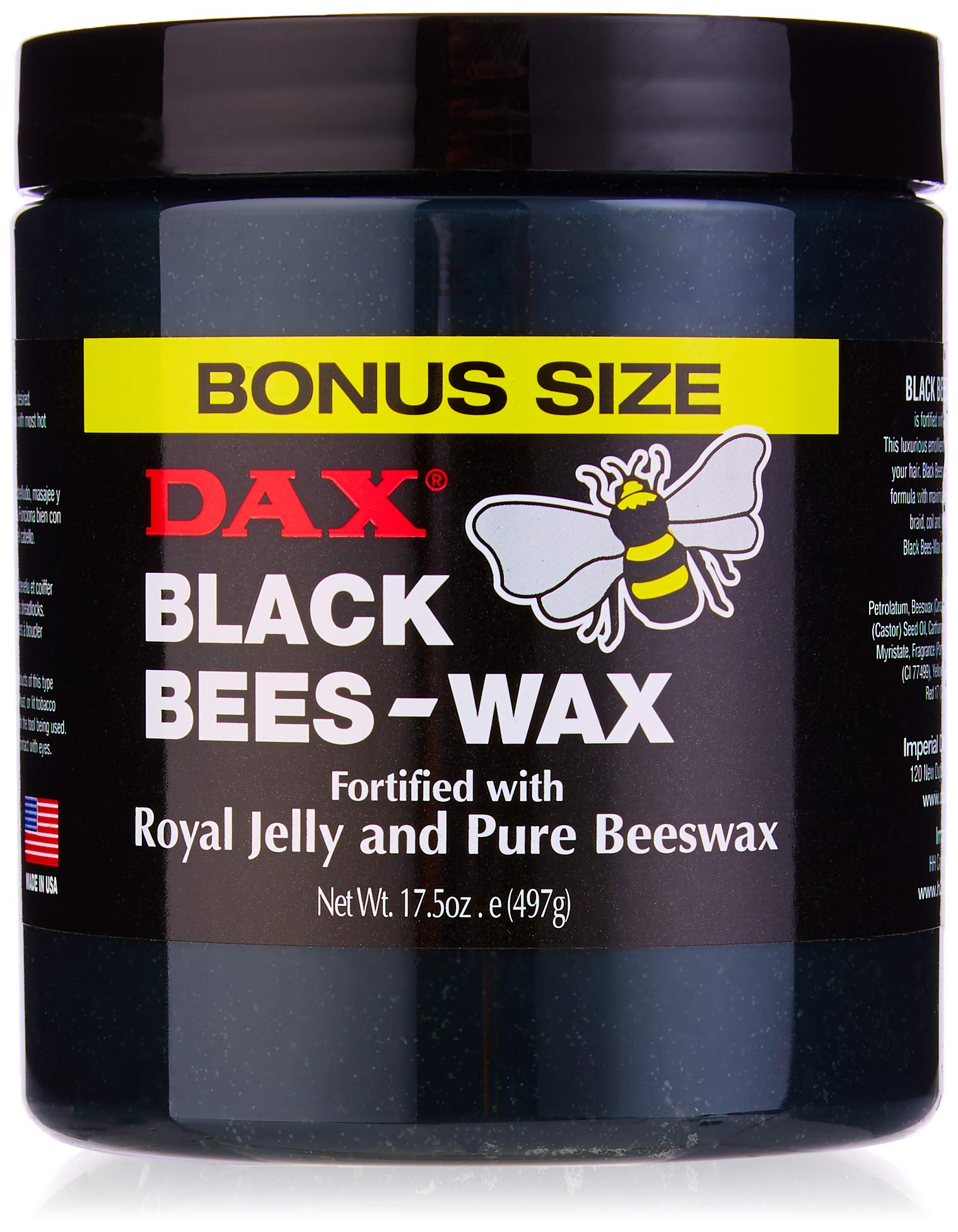 Amazon.com: Dax Black Bees-Wax, 17.5 Ounce : Everything Else