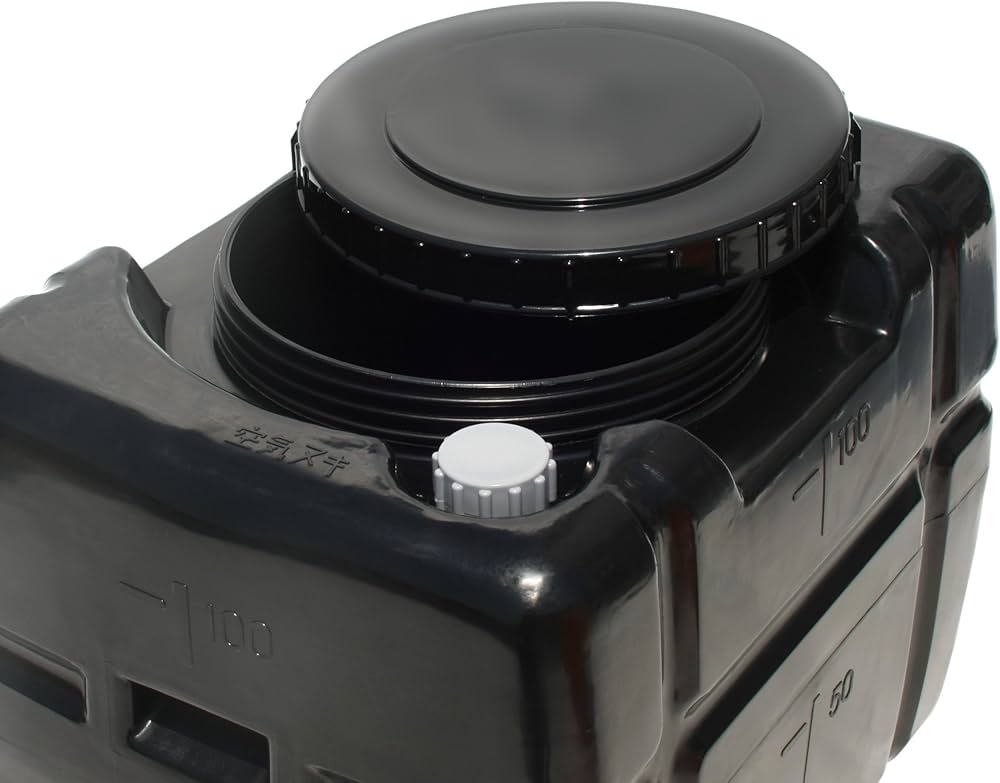 Amazon | スイコー スーパーローリータンク 100L (ブラック) | 雨水タンク