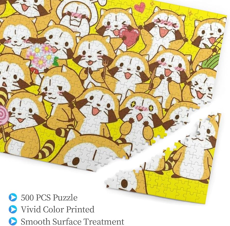 Amazon.co.jp: あらいぐまラスカル アニメ ジグソーパズル 500 ピース