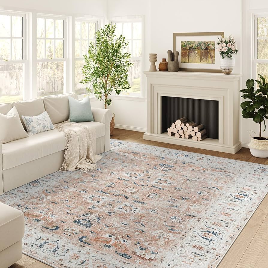 Amazon.com: jinchan Area Rug 6x9 Living Room Rug - Washable