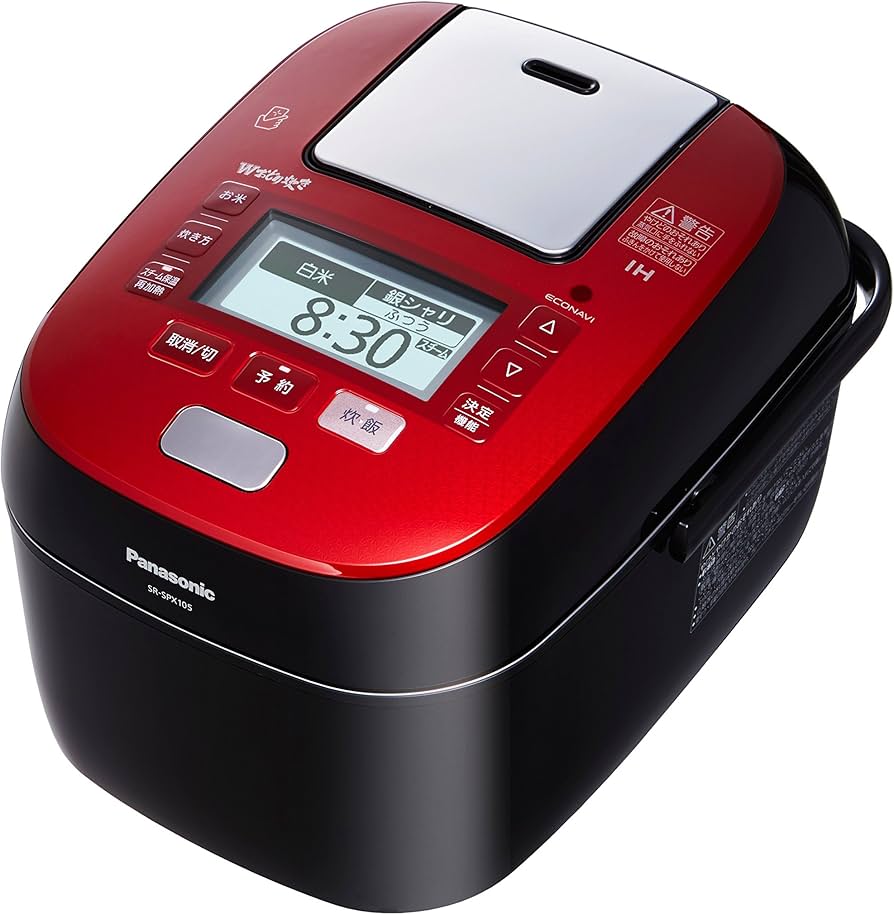 Amazon | パナソニック 5.5合 炊飯器 圧力IH式 Wおどり炊き ルージュ