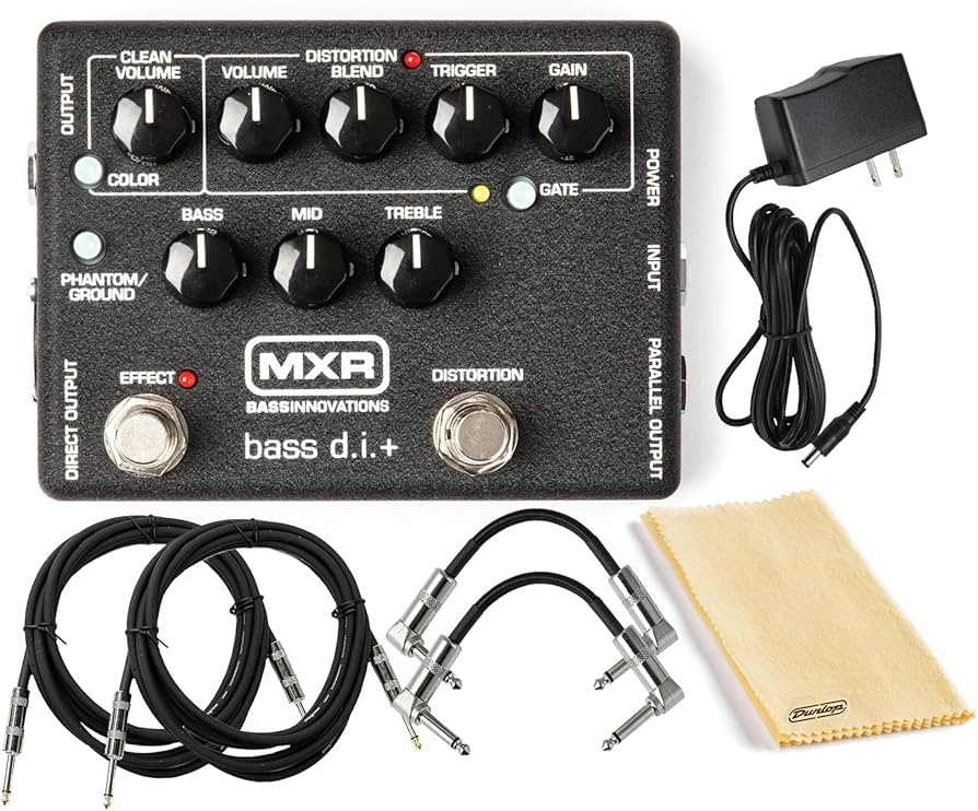 Amazon.com: MXR M80 Bass D.I.+ PLUS Guitar Preamp Distortion