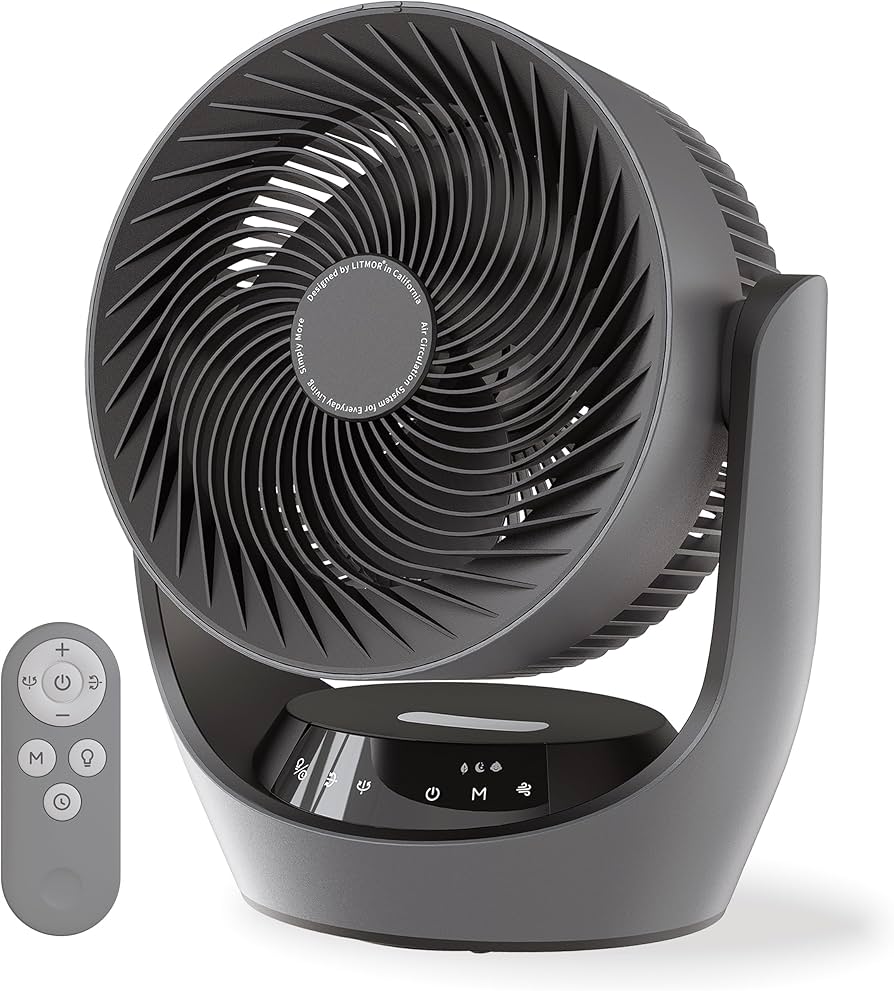 Amazon | Polar Cedar サーキュレーター 静音 22dB DCモーター 360度首