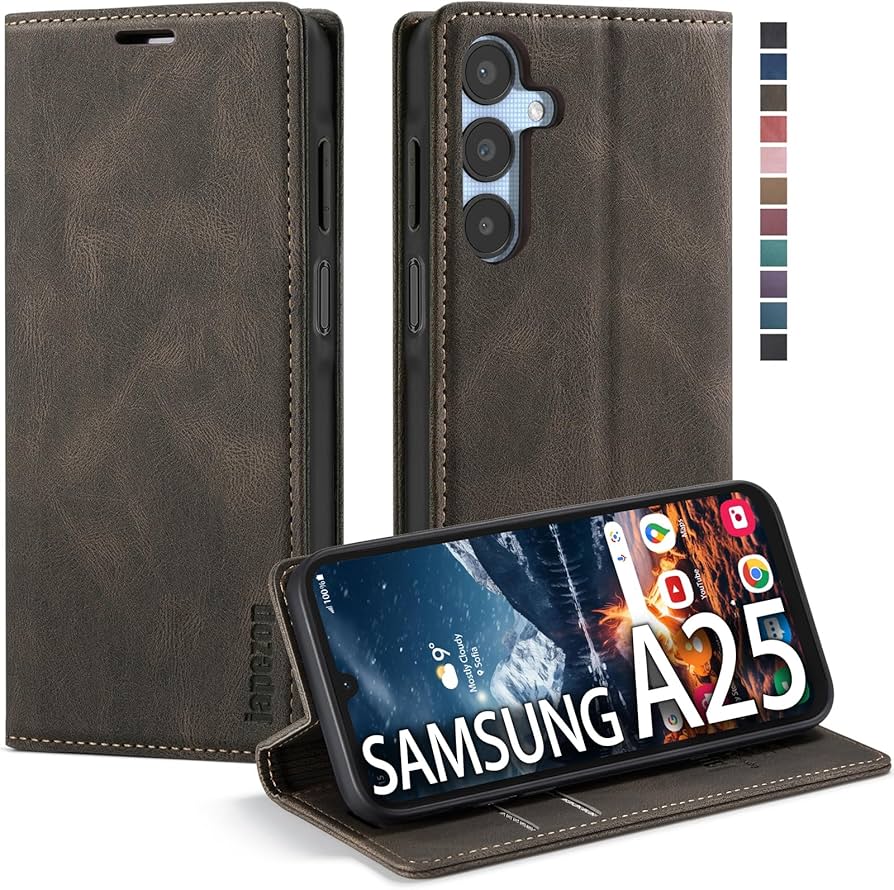 Amazon.com: Samsung Galaxy A25 5G Wallet Case with Card Holder