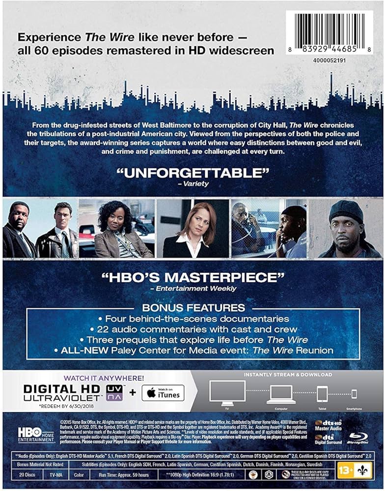 Amazon.co.jp | The Wire: The Complete Series DVD・ブルーレイ