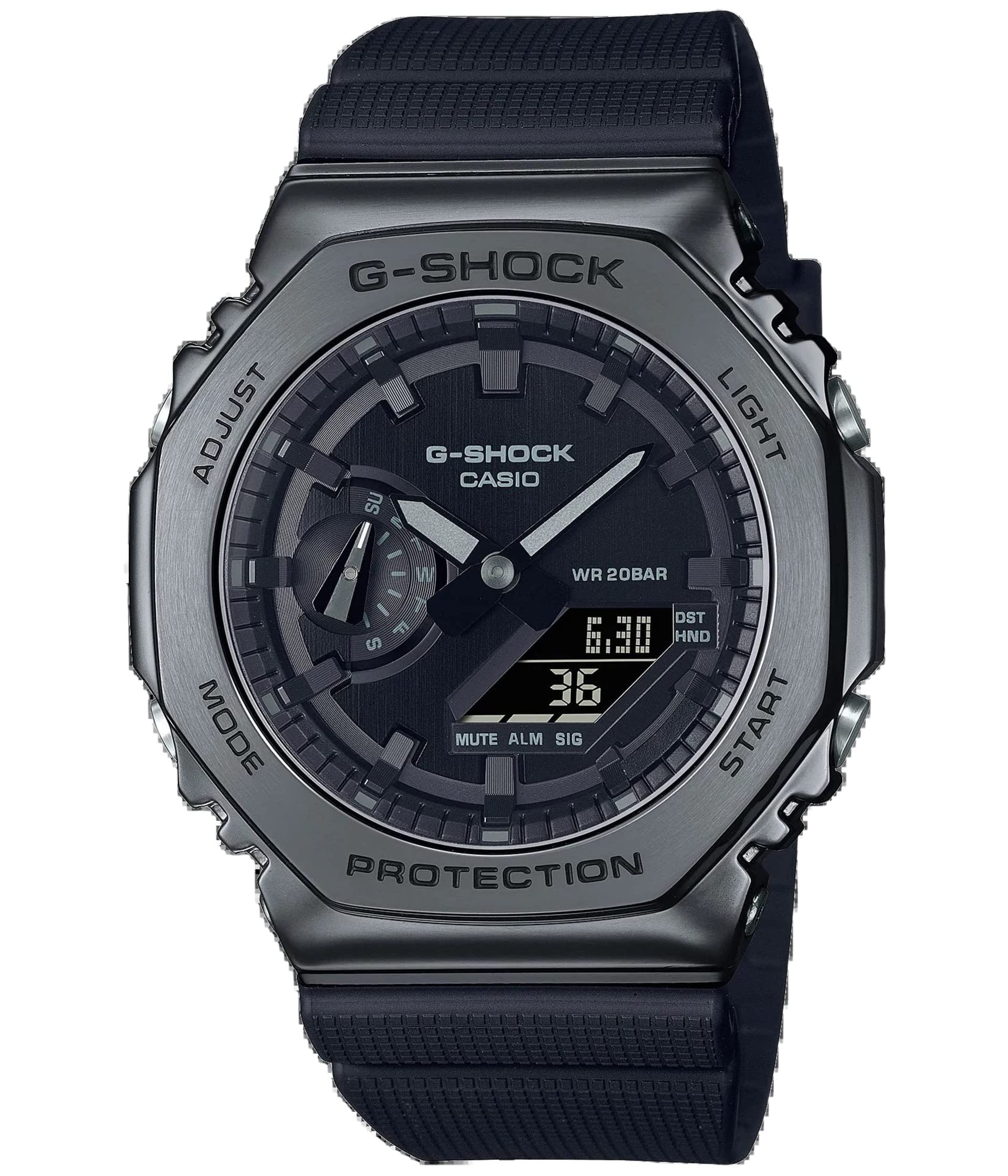 Amazon.com: G-Shock GM2100BB-1A Black One Size : Clothing, Shoes