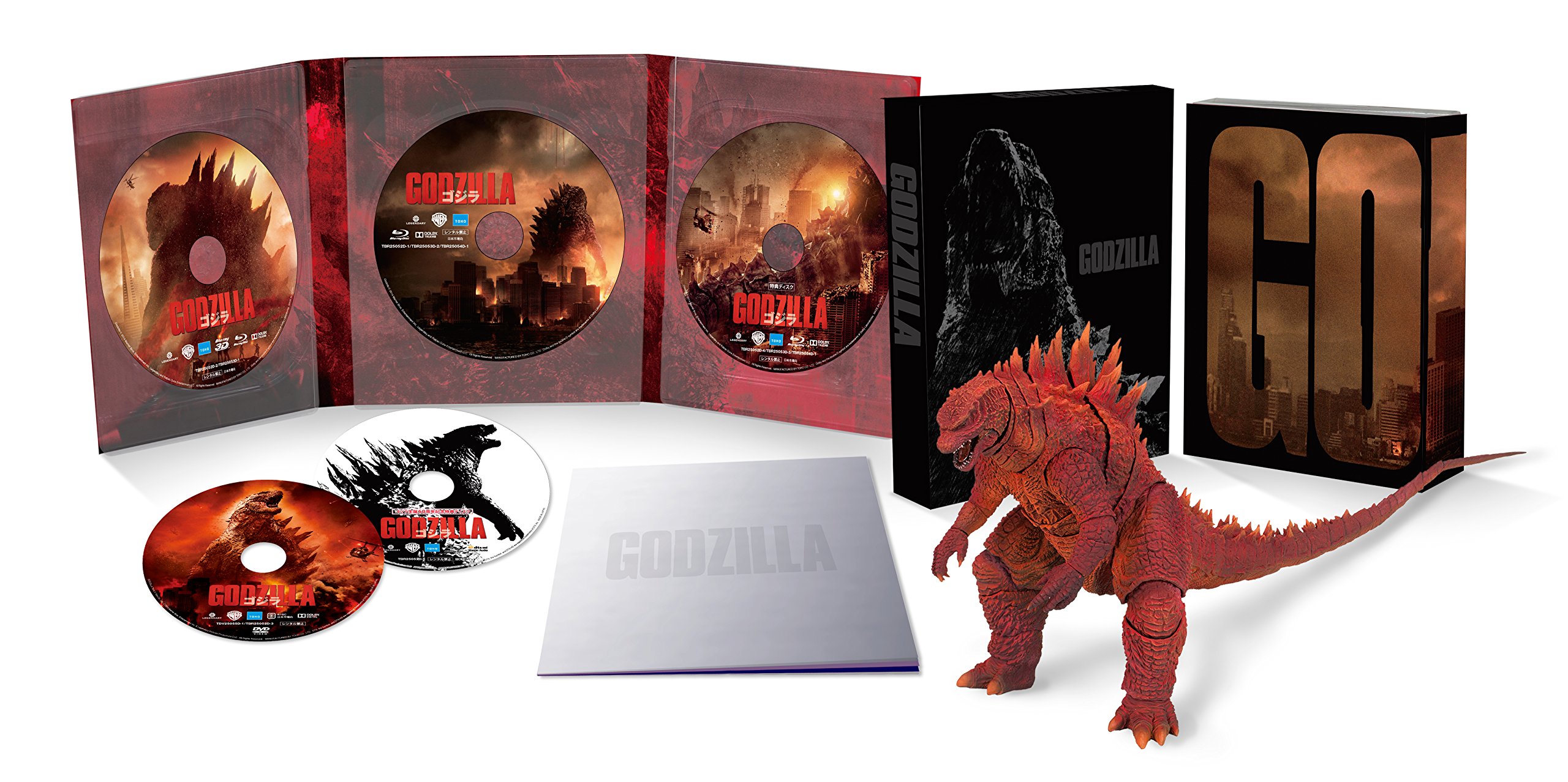 Amazon.co.jp: GODZILLA ゴジラ[2014] 完全数量限定生産5枚組 S.H.