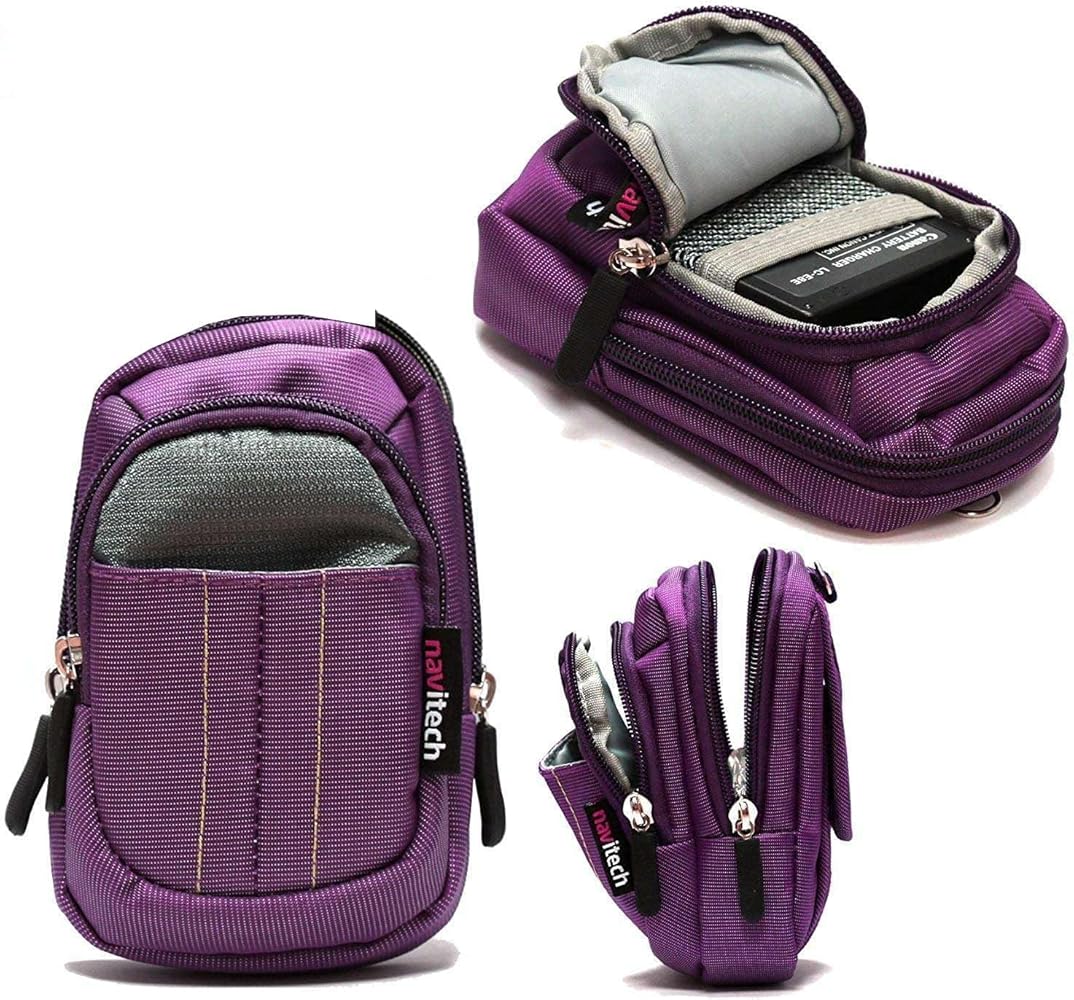 Amazon.com : Navitech Purple Compact Camera Case Compatible with
