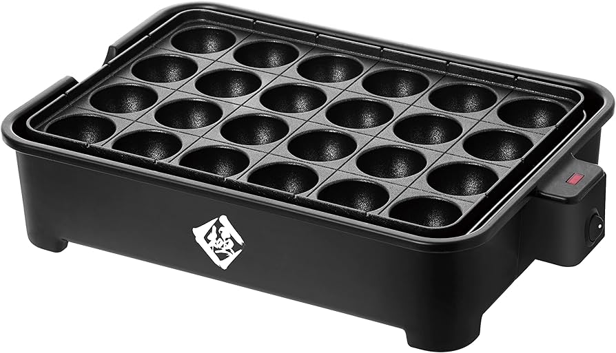 Amazon | [山善] たこ焼き器 24穴 極のたこ焼き器 1200W 着脱式