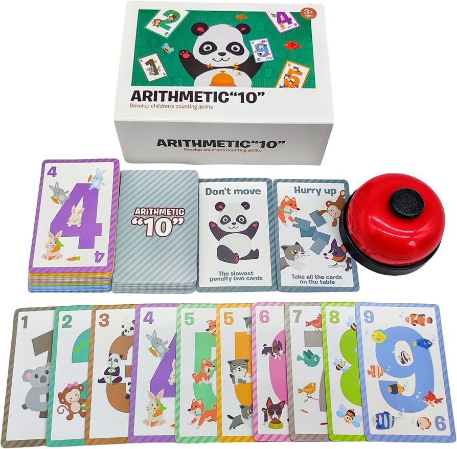 Amazon | Ybgocot カードゲーム 4歳以上 算数 '10' ボードゲーム