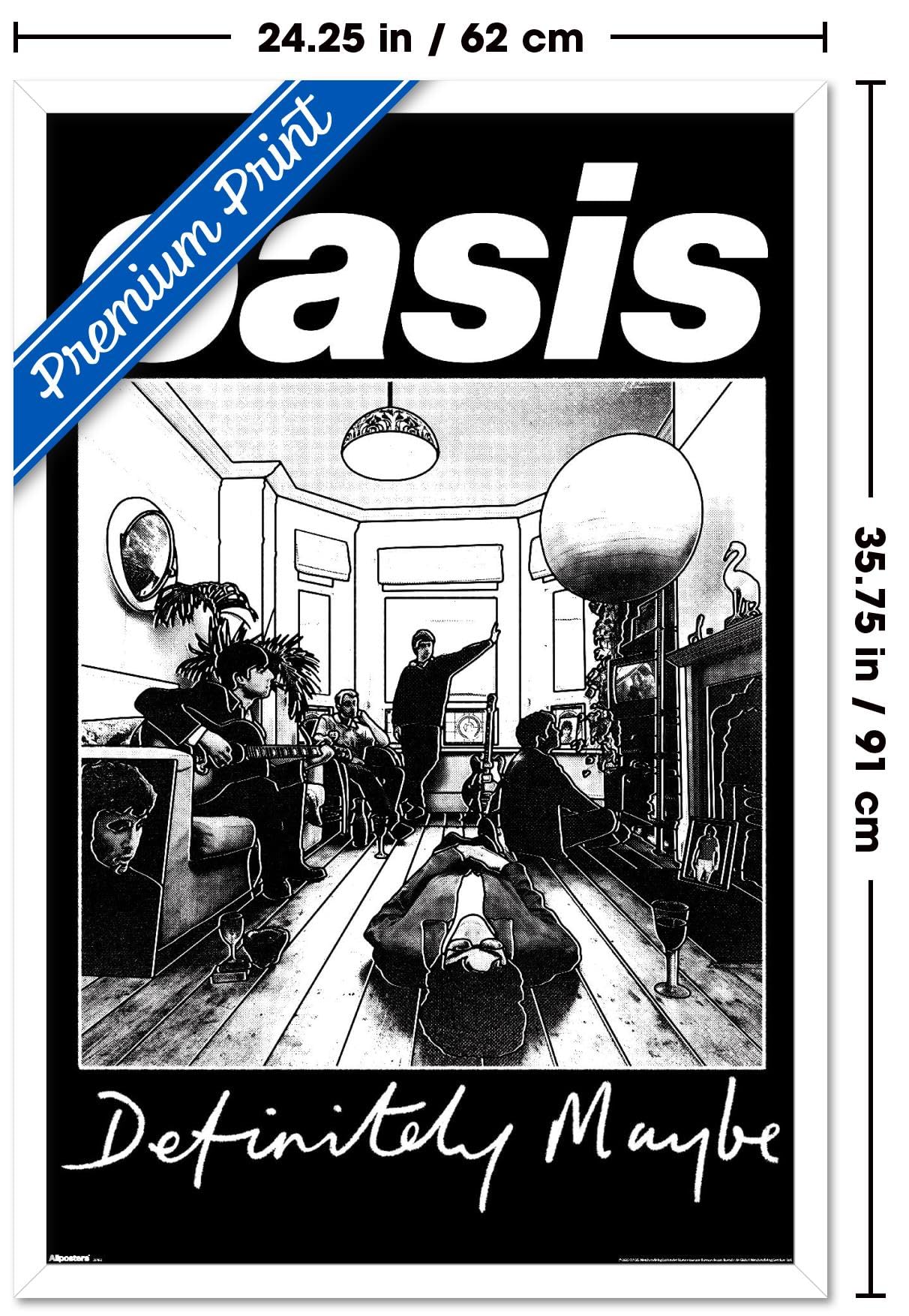 Amazon.com: Oasis - Definitely Maybe Wall Poster, 34L